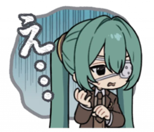 Эмодзи Monitoring Miku