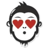 Эмодзи Monkey Stickers