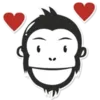 Эмодзи Monkey Stickers