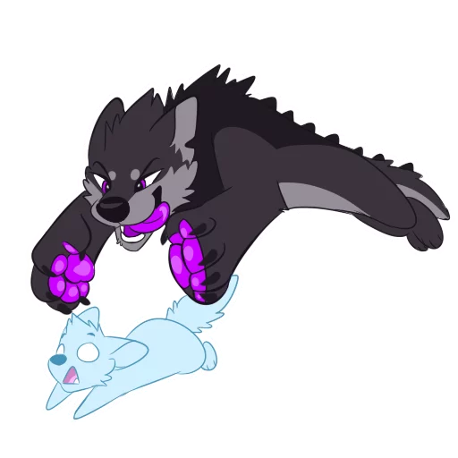 Эмодзи Monster Dog