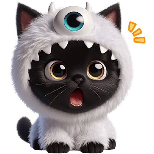 Эмодзи Монстры котики 3