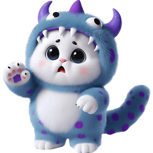 Эмодзи Монстр Кэтти