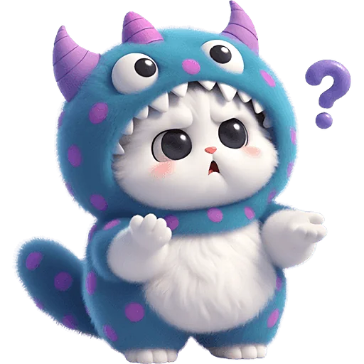 Эмодзи Монстр Кэтти