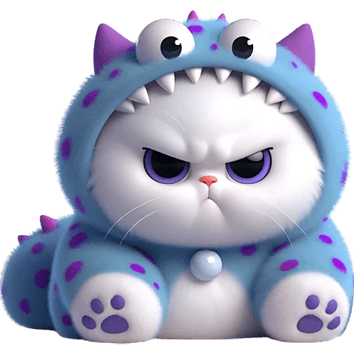 Эмодзи Монстр Кэтти