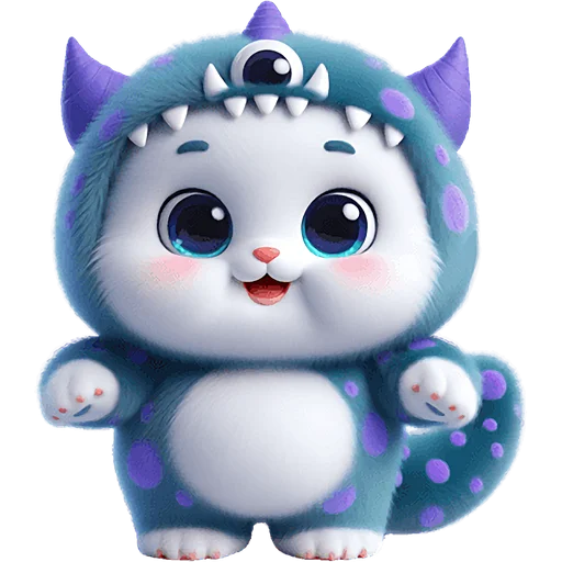 Эмодзи Монстр Кэтти