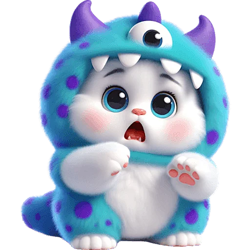 Эмодзи Монстр Кэтти