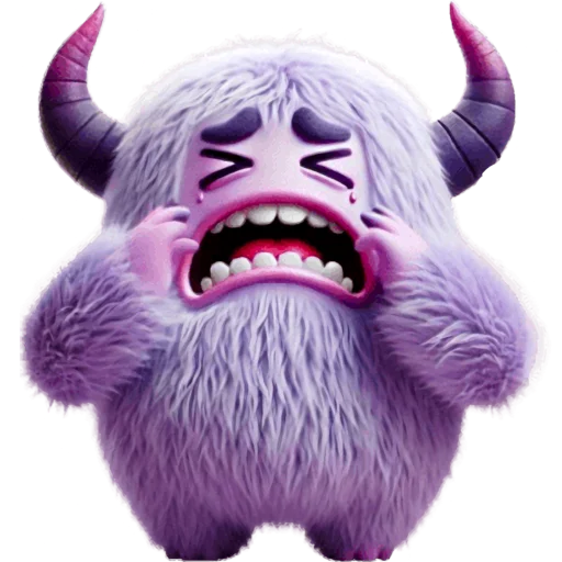 Эмодзи Фиолетовый монстр