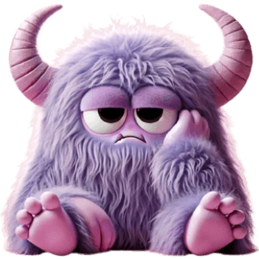 Эмодзи Фиолетовый монстр