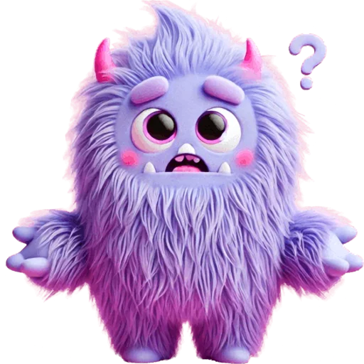 Эмодзи Фиолетовый монстр