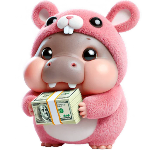 Эмодзи Бегемотик кролик