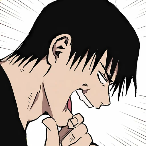 Эмодзи TOJI FUSHIGURO 2 / Jujutsu kaisen