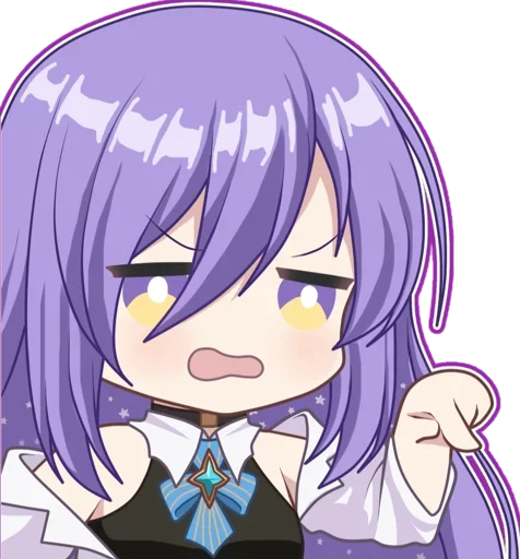 Эмодзи Moona Hoshinova (hololive)