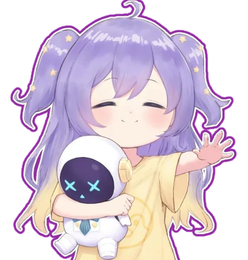 Эмодзи Moona Hoshinova (hololive)