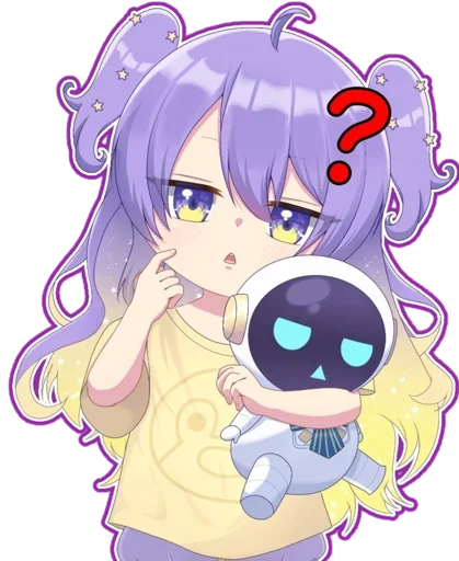 Эмодзи Moona Hoshinova (hololive)