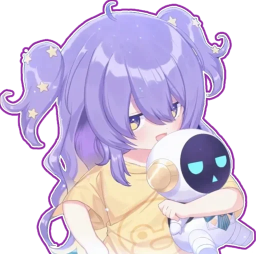 Эмодзи Moona Hoshinova (hololive)