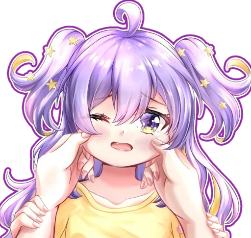 Эмодзи Moona Hoshinova (hololive)