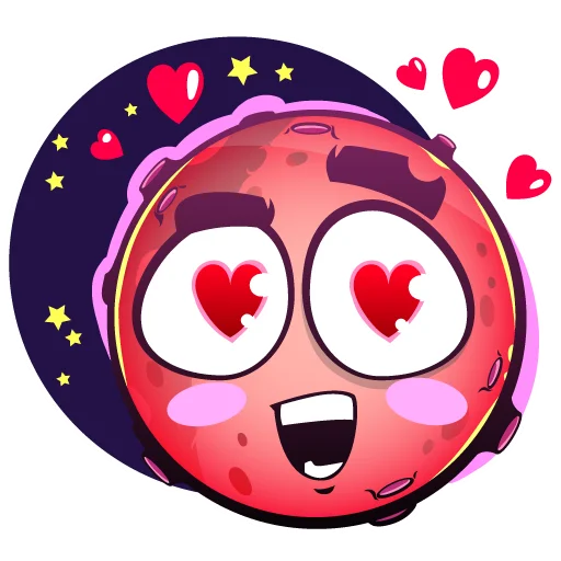 Эмодзи Moony Loony