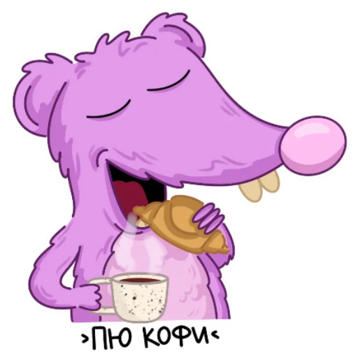 Эмодзи Мыша FLUFFY