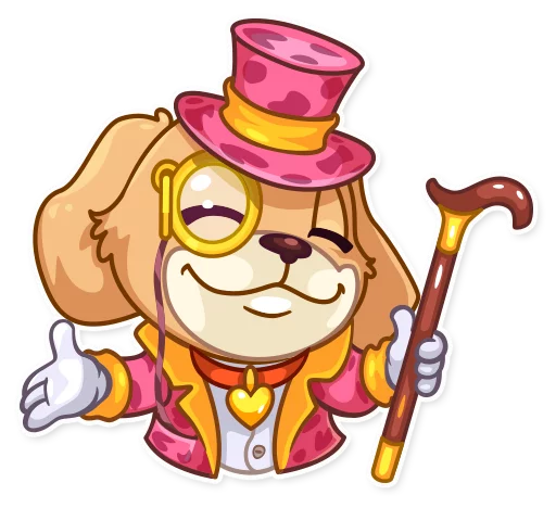 Эмодзи Mr. Pup
