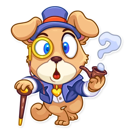 Эмодзи Mr. Pup
