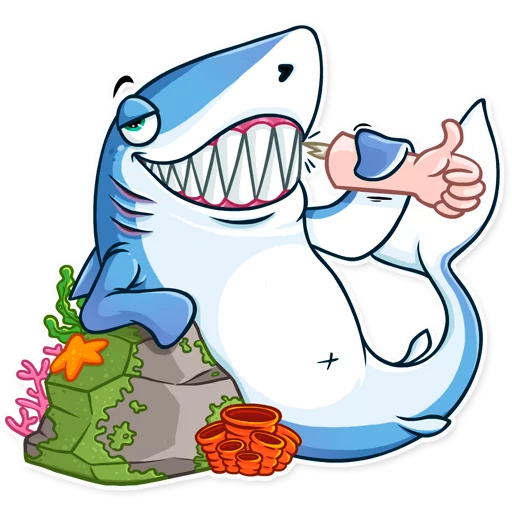 Эмодзи Its a Shark