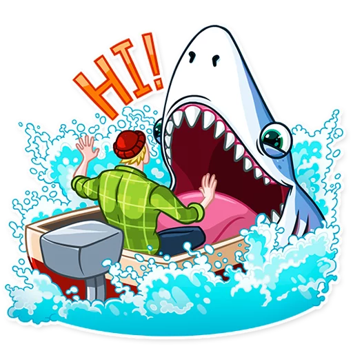 Эмодзи Its a Shark