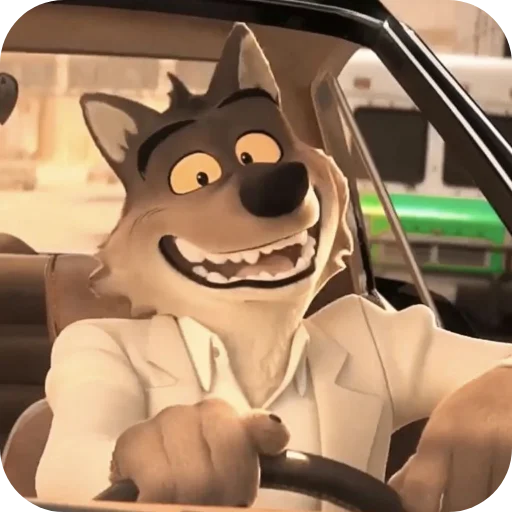 Эмодзи Mr Wolf