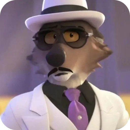 Эмодзи Mr Wolf