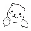 Эмодзи Mu Bear