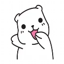 Эмодзи Mu Bear