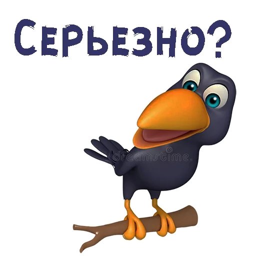 Эмодзи МультВорона