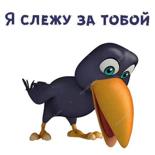 Эмодзи МультВорона