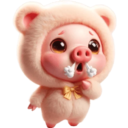 Эмодзи Свинюшки медведи