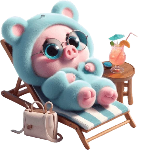 Эмодзи Свинюшки медведи