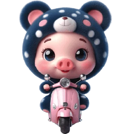 Эмодзи Свинюшки медведи