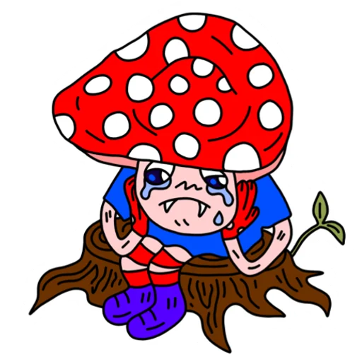 Эмодзи Mushroom Vampire