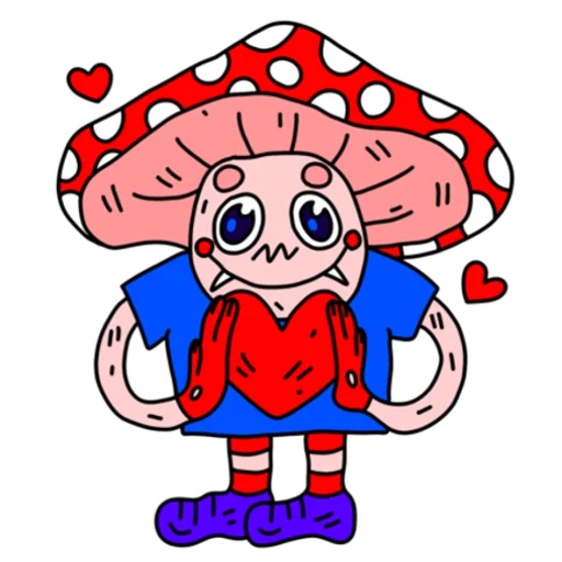 Эмодзи Mushroom Vampire