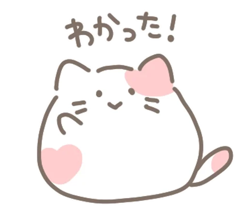 Эмодзи милый котик