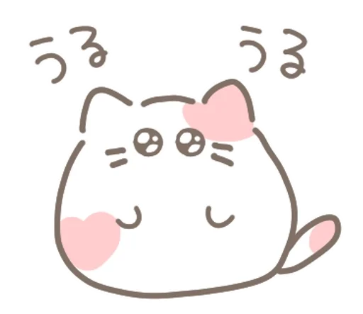 Эмодзи милый котик