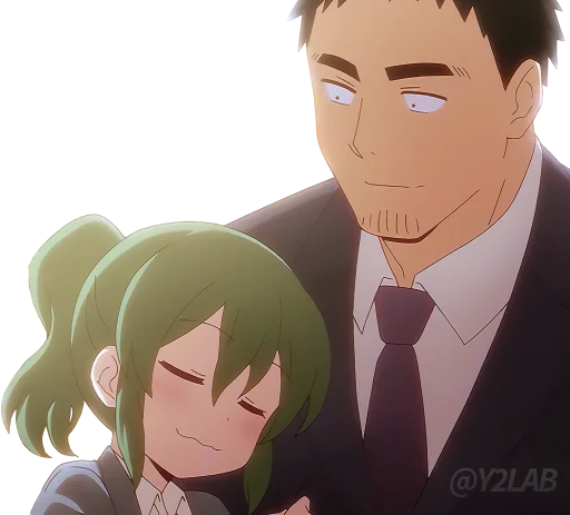 Эмодзи Senpai ga Uzai Kouhai no Hanashi