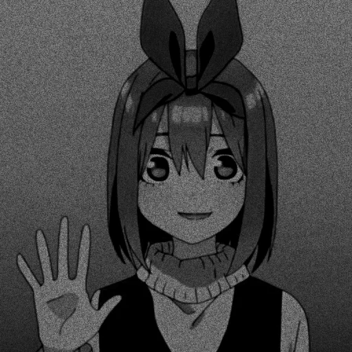 Эмодзи Nakano yotsuba dark