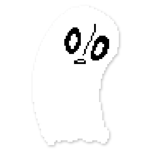 Эмодзи Napstablook Undertail