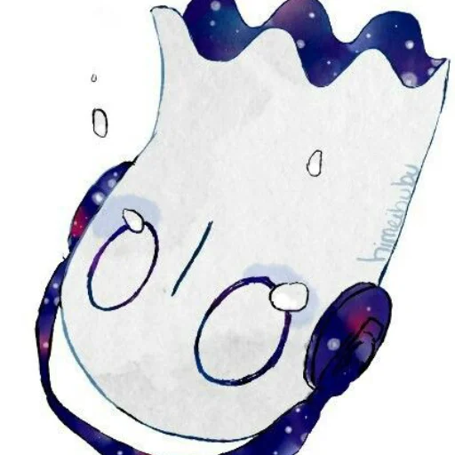 Эмодзи Napstablook Undertail
