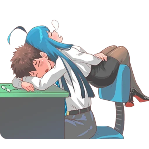 Эмодзи Натсуки и Босс