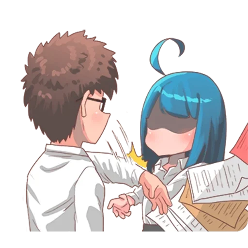 Эмодзи Натсуки и Босс