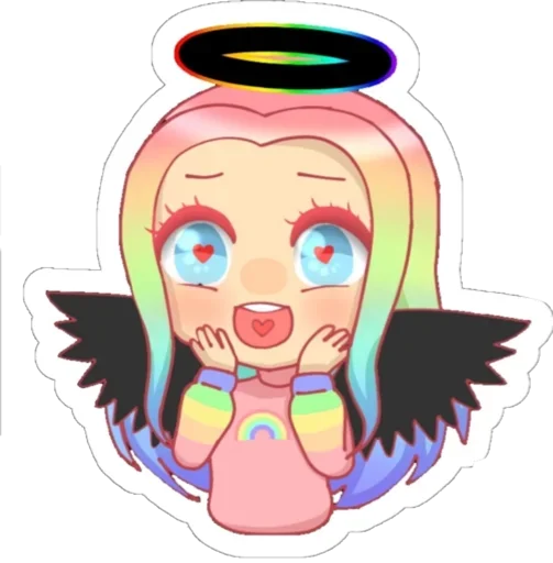 Эмодзи Ульяна Rainbow