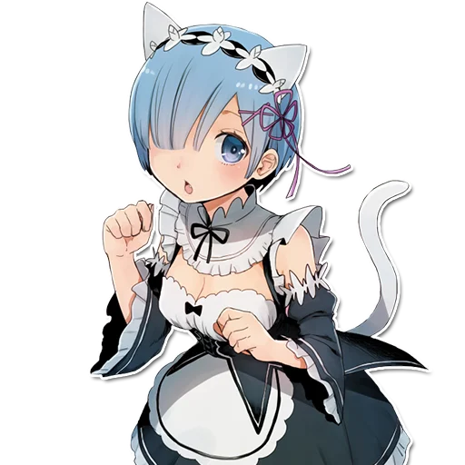 Эмодзи Неко горничные