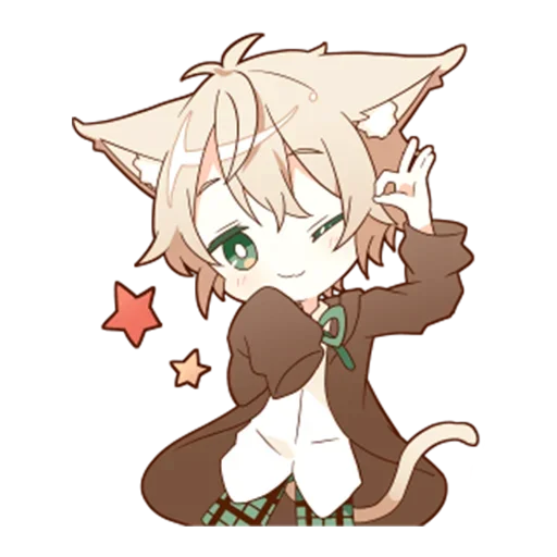 Эмодзи Neko kun