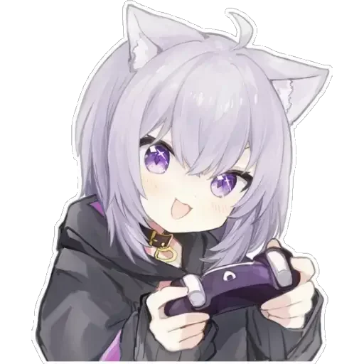 Эмодзи Nekomata Okayu