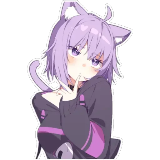 Эмодзи Nekomata Okayu
